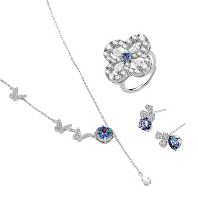 Lucky Clover Moissanite Set