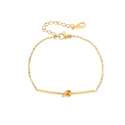 Twisted Knot Bar Bracelet