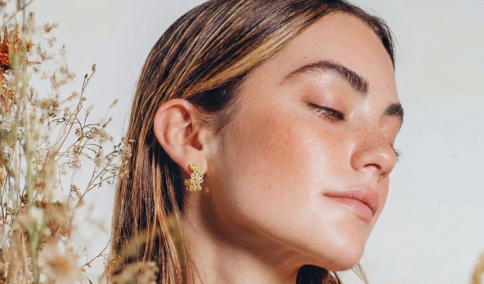 Bloom Filigree Hoops
