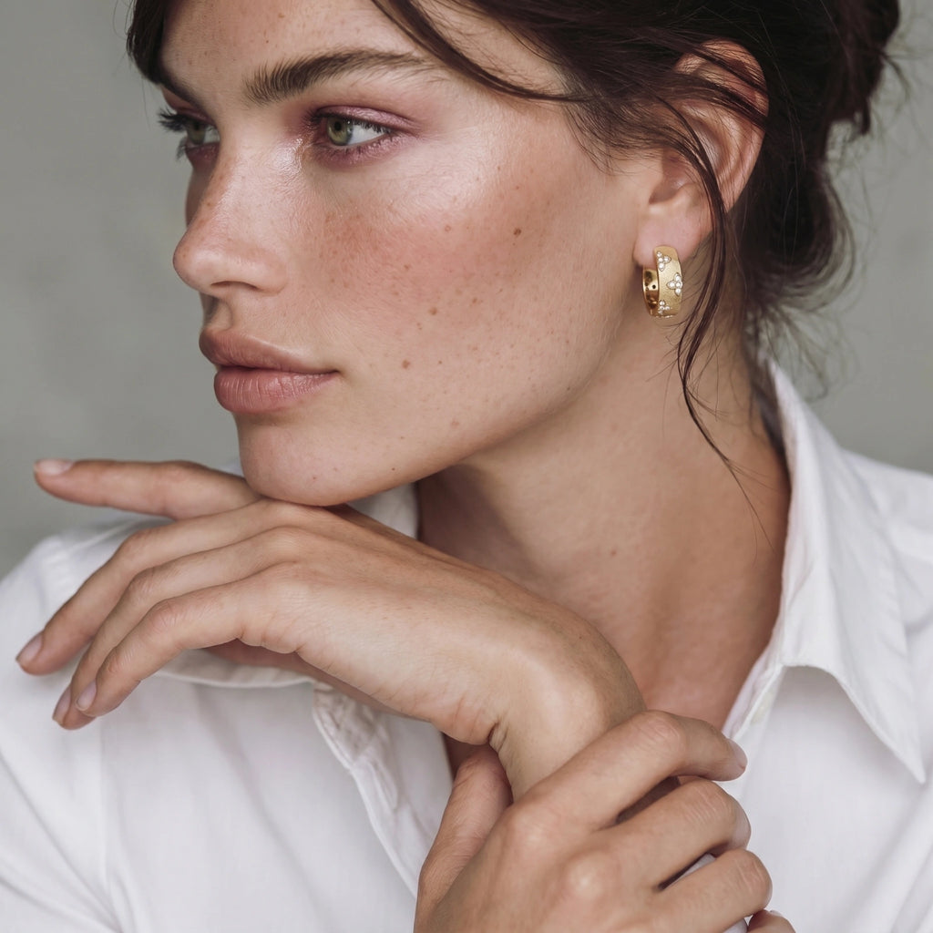 Bloom Hoop Earrings