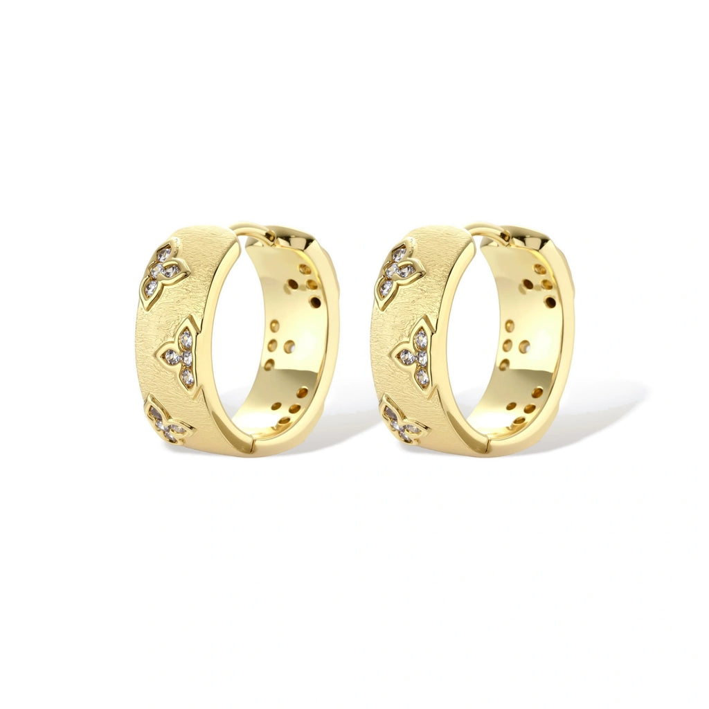 Bloom Hoop Earrings