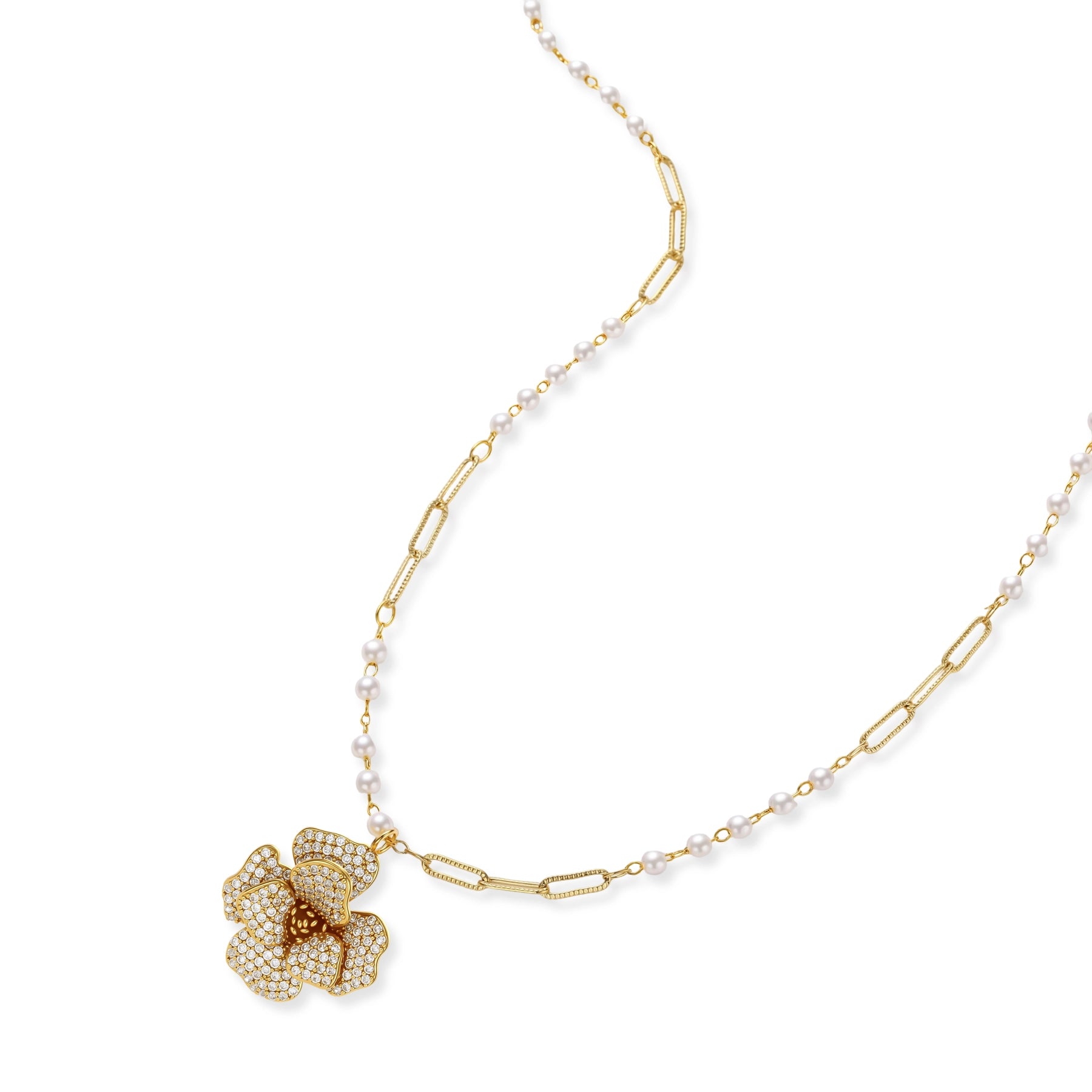 Golden Bloom Crystal Set