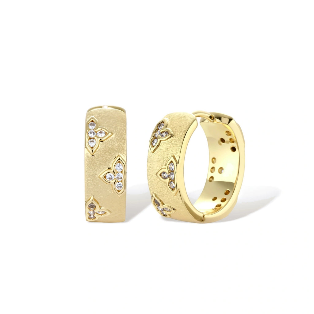 Bloom Hoop Earrings
